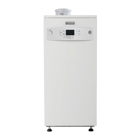 Bosch Condens 2000F30 Regular boiler Installation, commissioning and servicing instruction manual