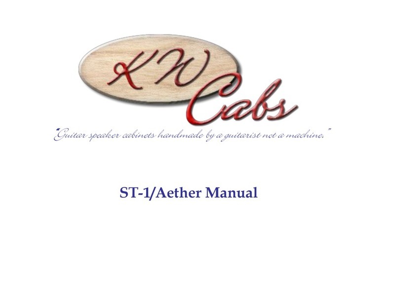KN Cabs ST-1/Aether manual