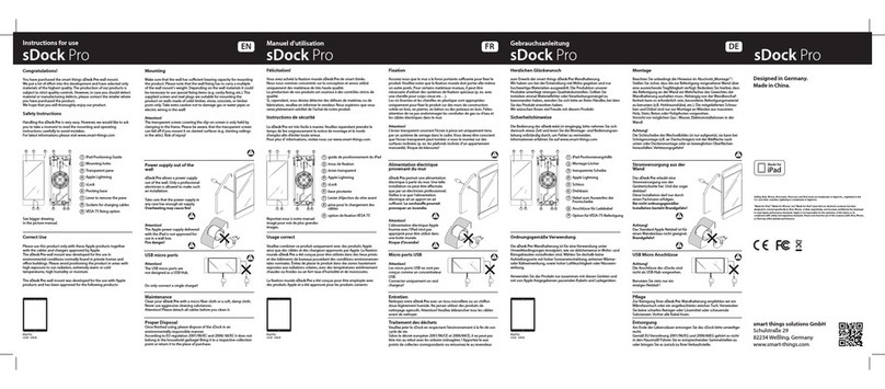 smart things sDock Pro Instructions for use