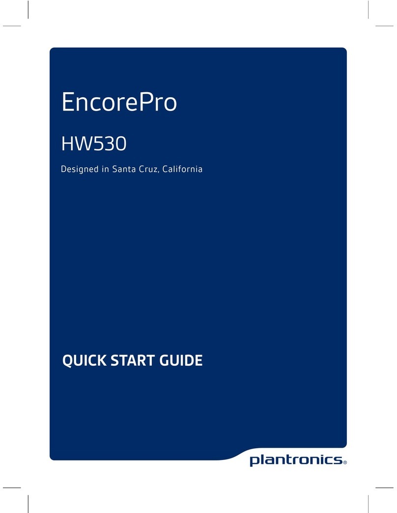 Plantronics EncorePro HW530 User manual
