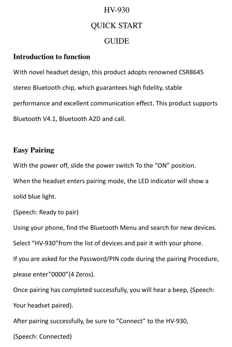 Plugable Technologies HV930 quick start guide