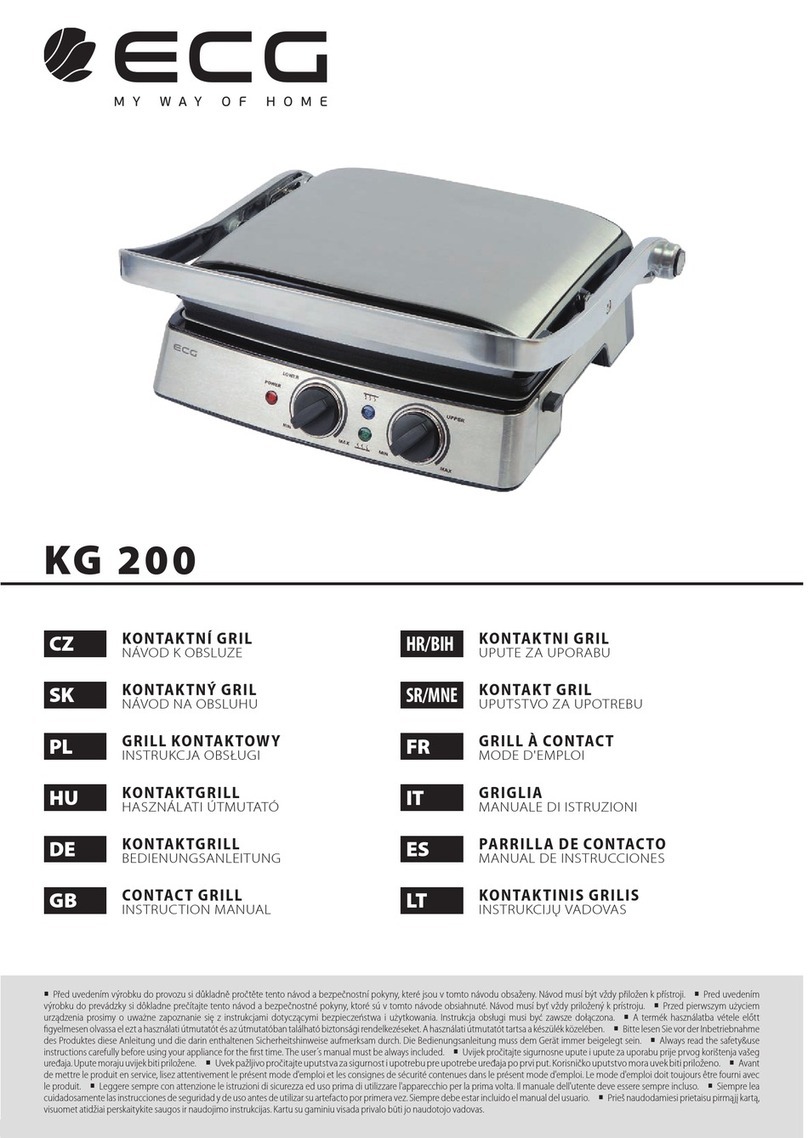 ECG KG 200 User manual