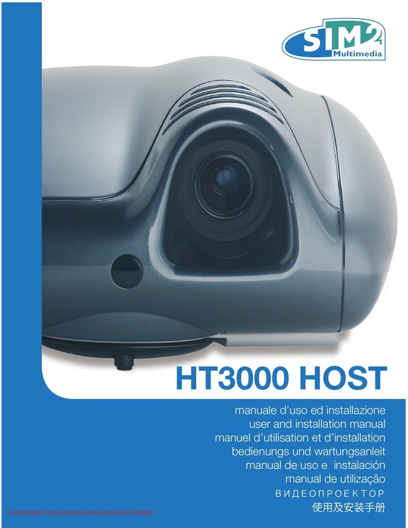 Sim2 HT3000 HOST User and installation manual