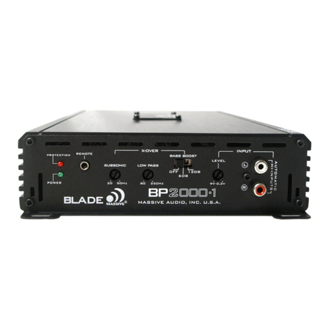 Massive Audio BP200.2 manual