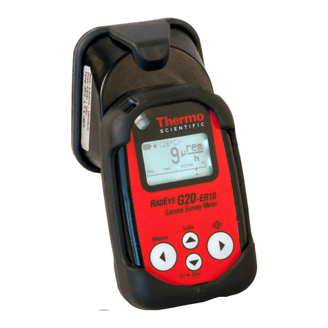 Thermo Scientific RadEye G20-ER operating instructions