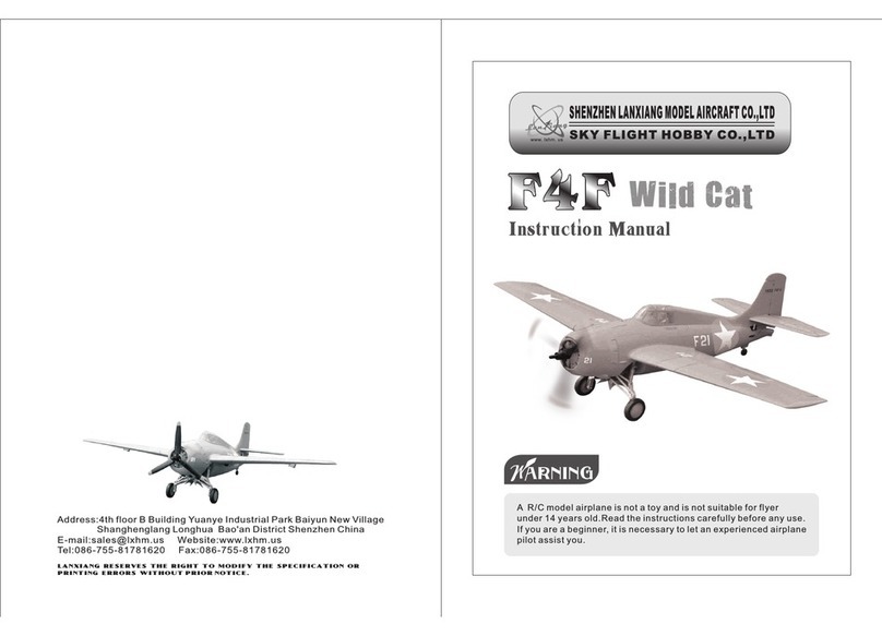 SKY FLIGHT HOBBY F4FWILD CAT User manual