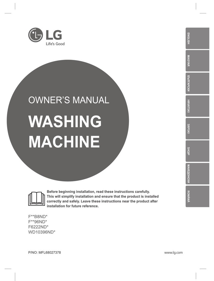 LG F**B8ND SERIES User manual