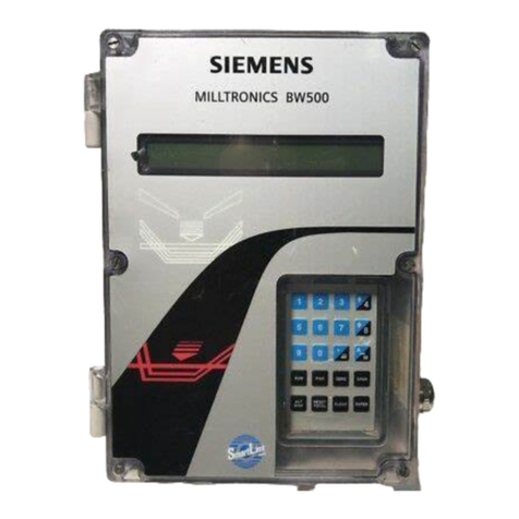 Siemens Milltronics BW500 Instruction sheet