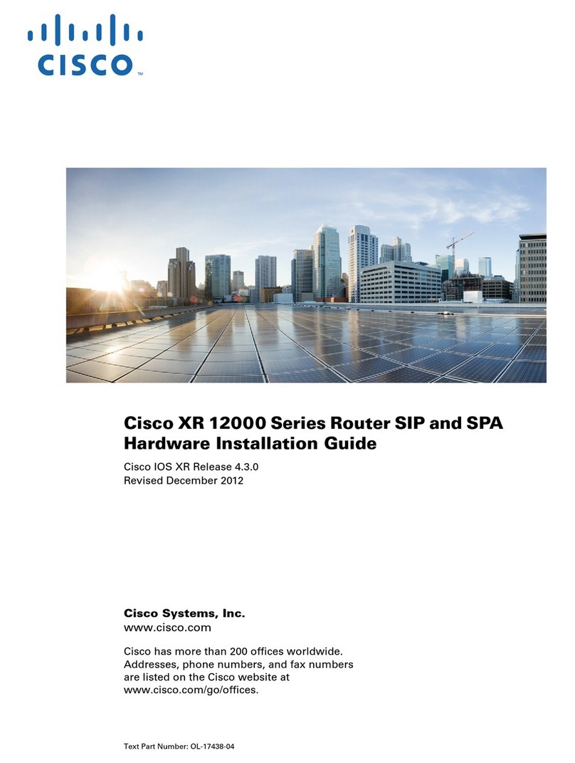 Cisco XR 12000 Manual