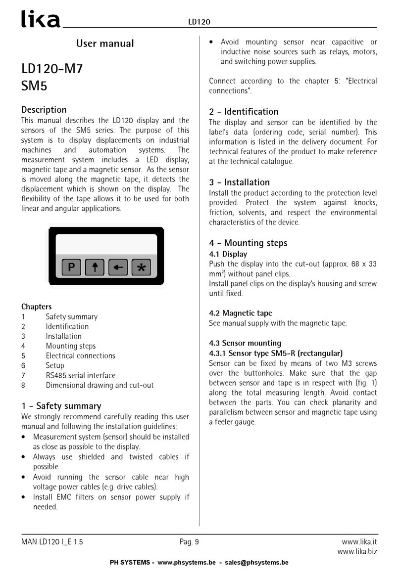 Lika LD120-M7 User manual