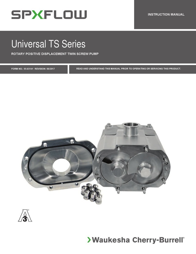 SPX FLOW Universal TS Series instruction manual