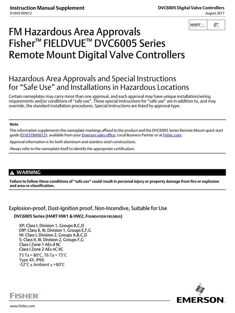 Emerson DVC6005 Series Configuration guide