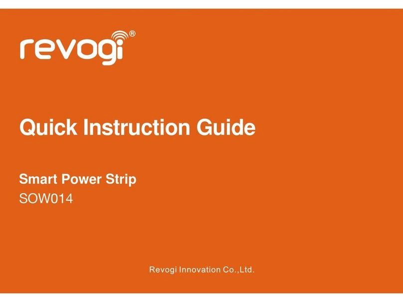 Revogi SOW014 Quick instruction guide