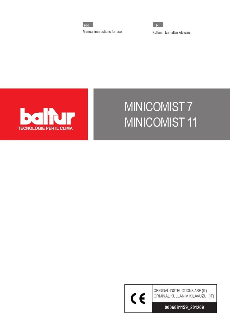 baltur MINICOMIST7 Manual instructions for use