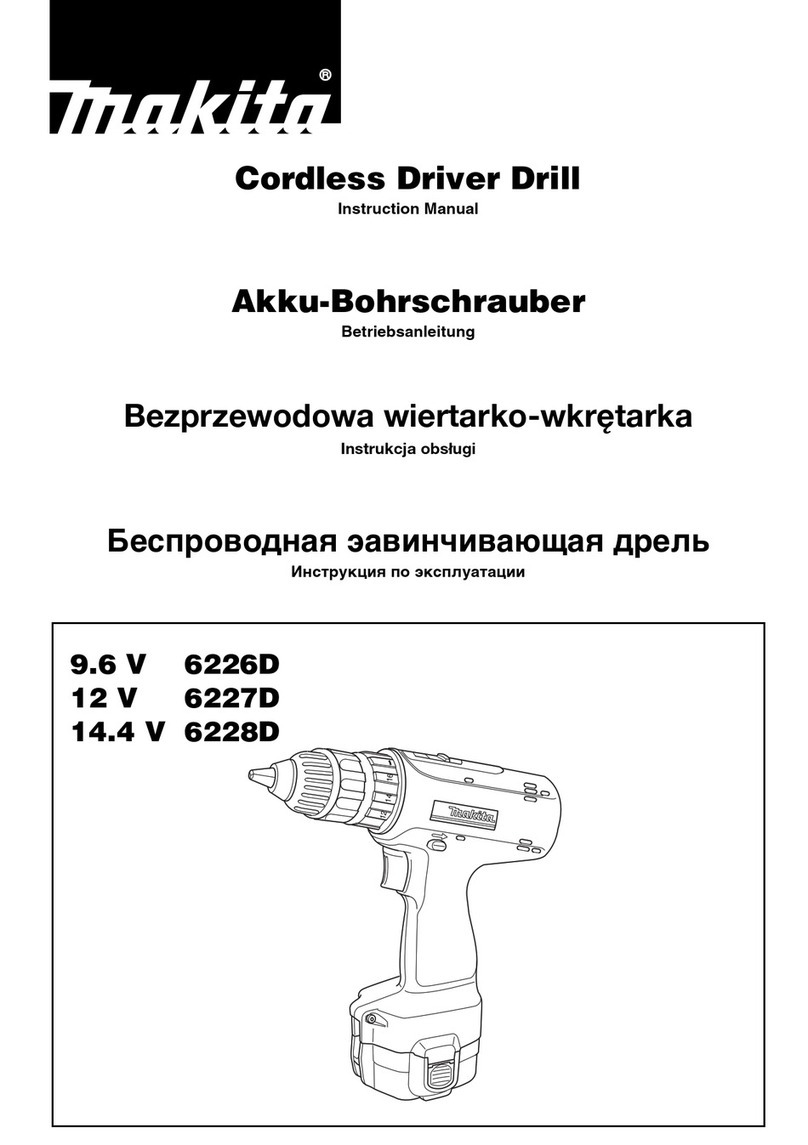 Makita 6226D User manual