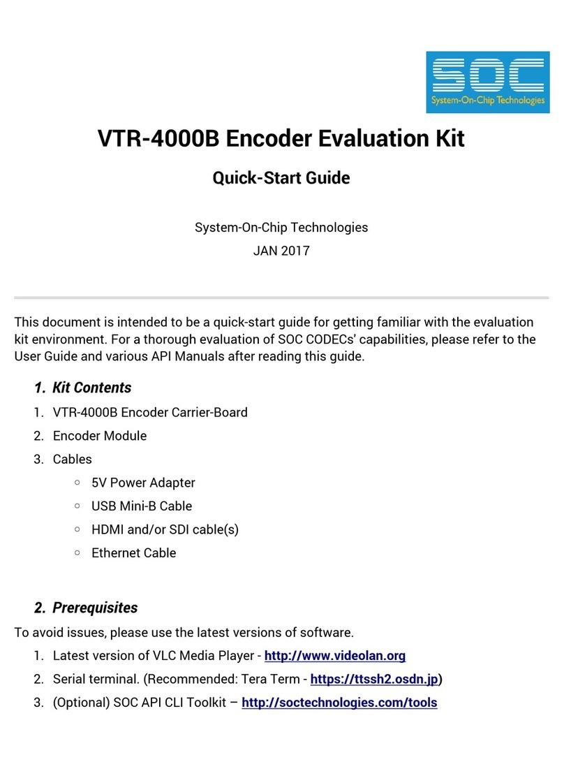 SOC VTR-4000B quick start guide