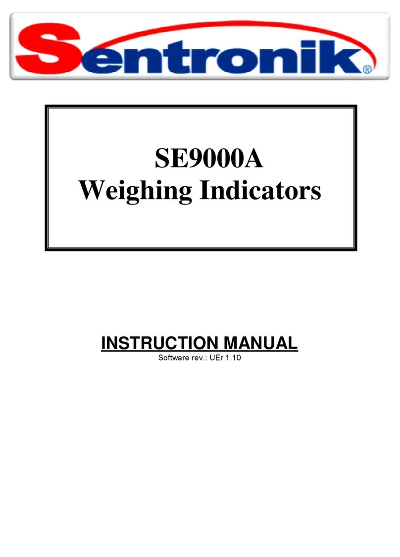 Sentronik SE9000A instruction manual