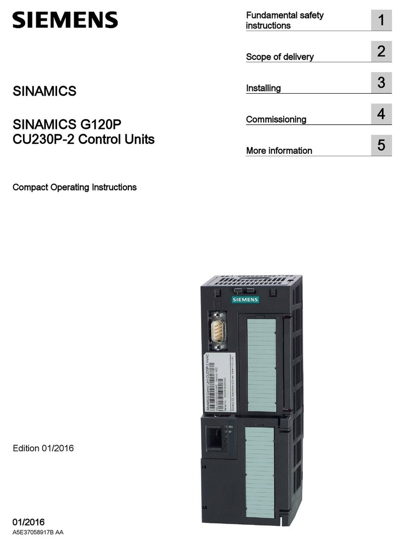 Siemens SINAMICS G120P CU230P-2 Administrator guide