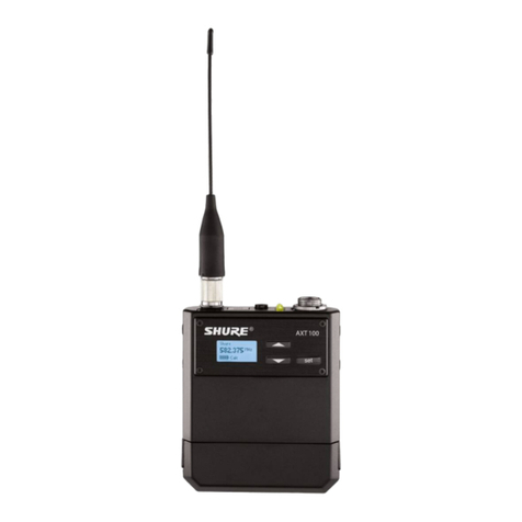Shure AXIENT AXT100 user manual