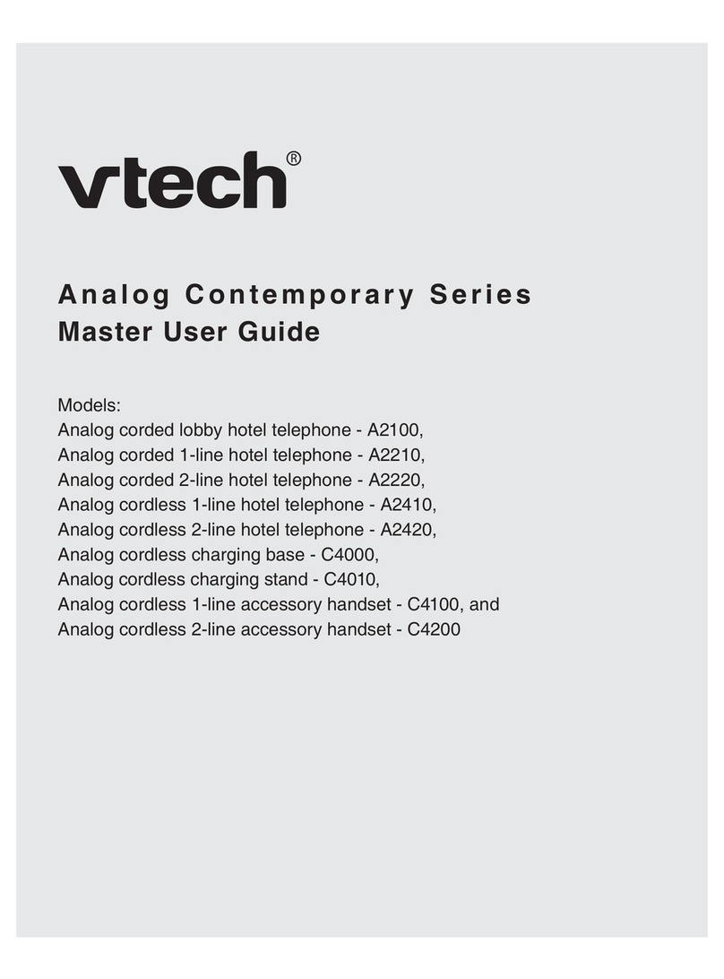 V-tech Contemporary Series A2100 User manual
