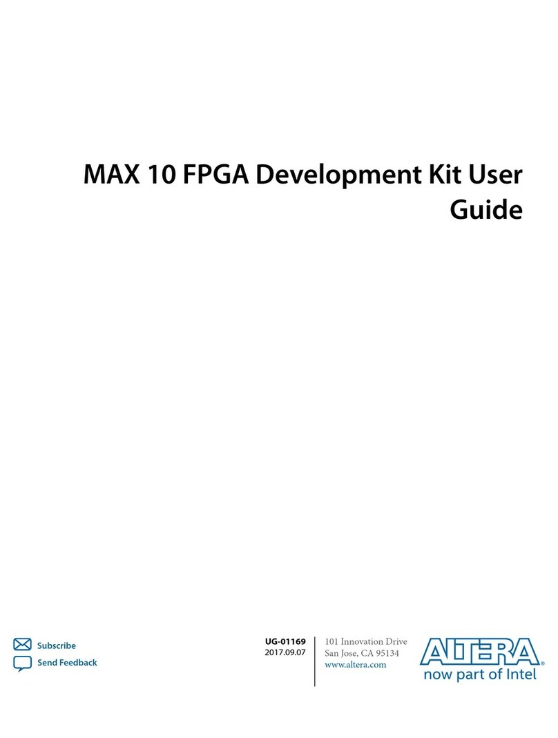 Altera MAX 10 series User manual Altera MAX 10 series User manual