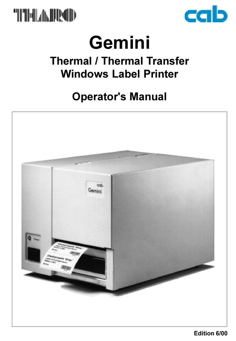 Tharo Systems Gemini User manual