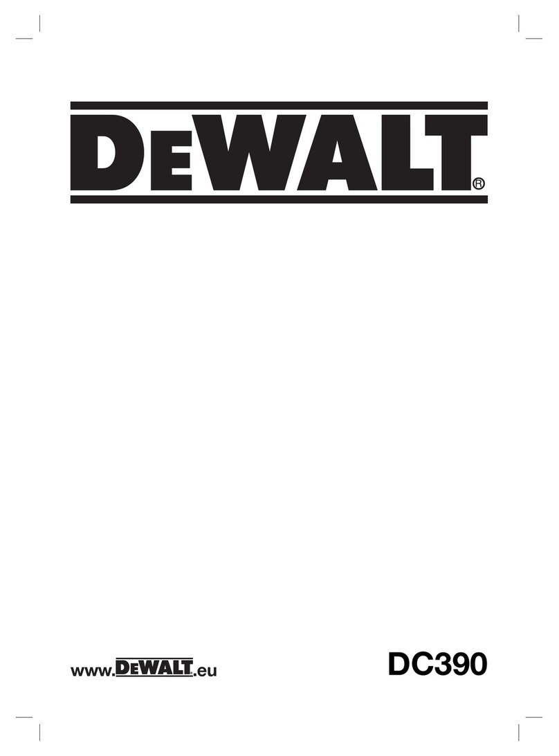 DeWalt DC390 Original instructions