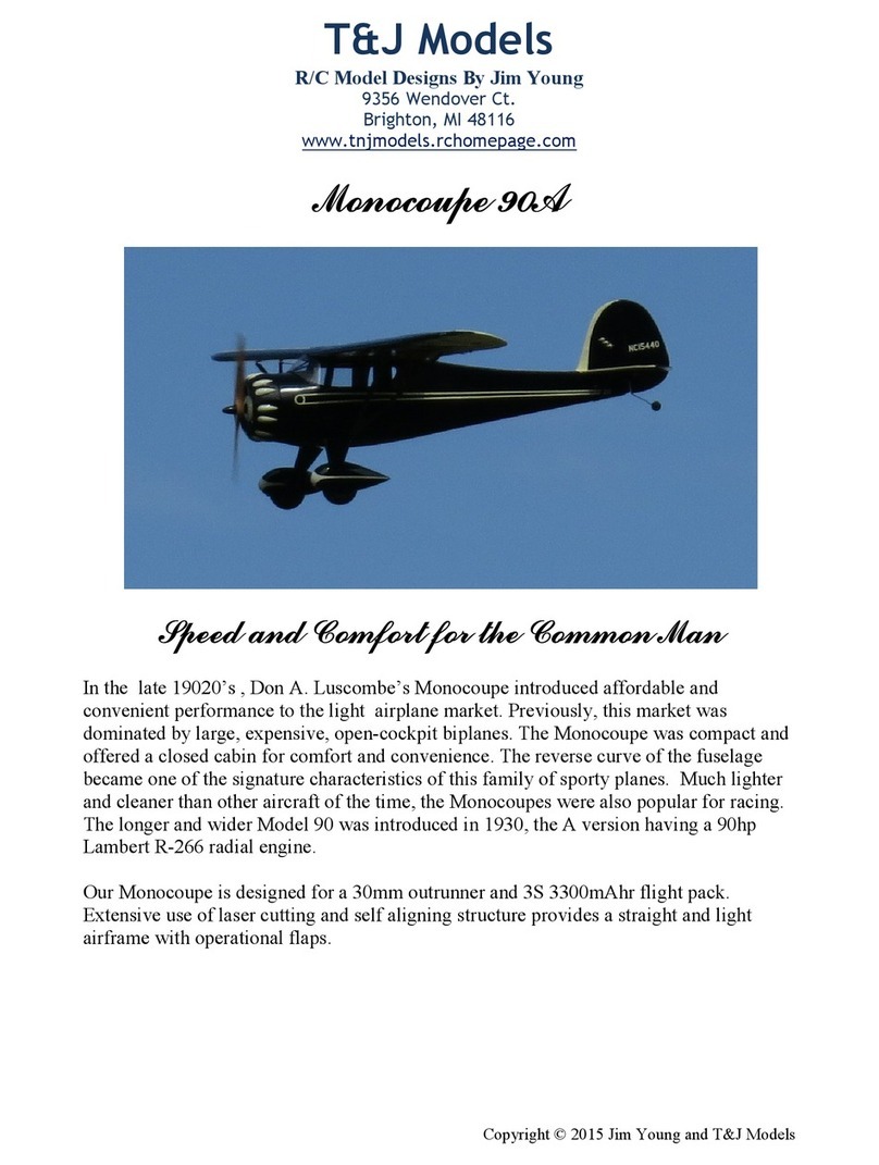T&J Monocoupe 90A User manual
