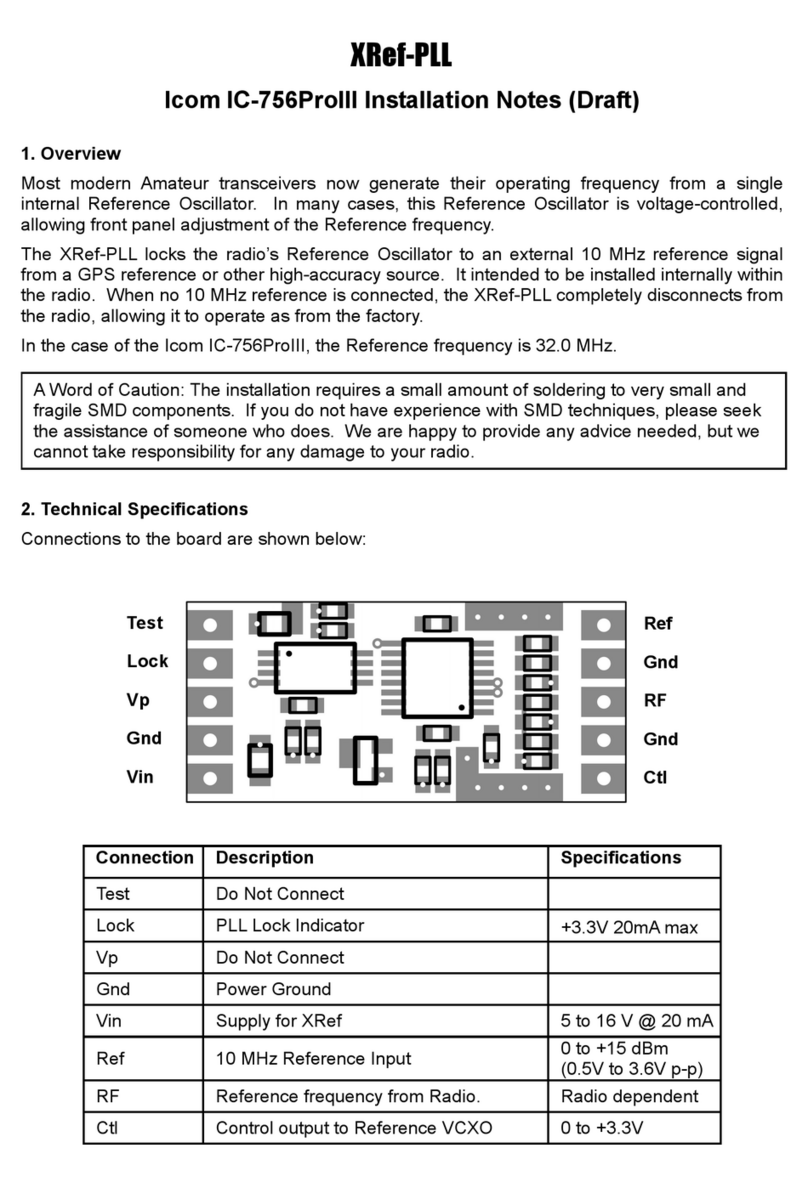 Icom IC-756PROIII Installation notes