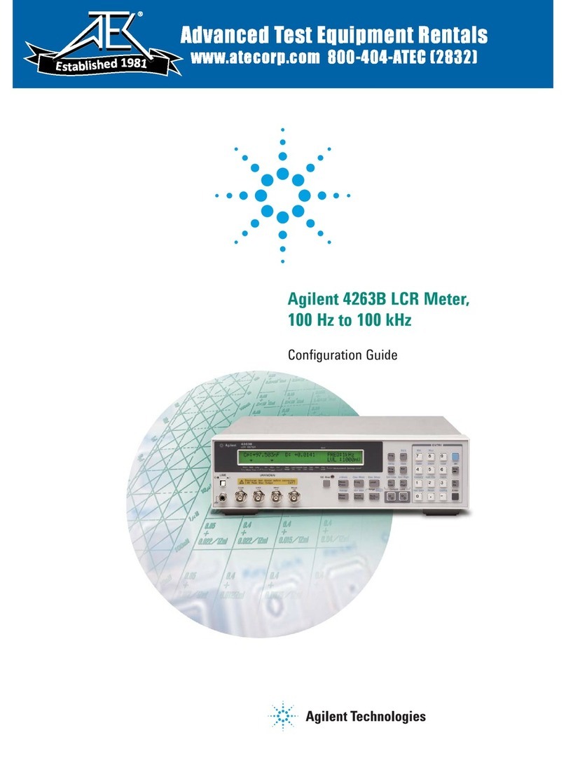Agilent Technologies 4263B Configuration guide