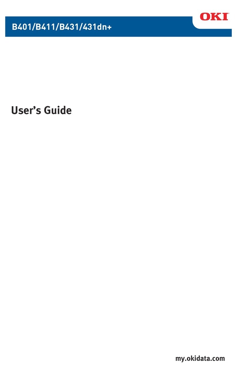 Oki B401 User manual