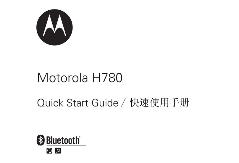 Motorola H780 - Headset - Over-the-ear quick start guide Motorola H780 - Headset - Over-the-ear quick start guide