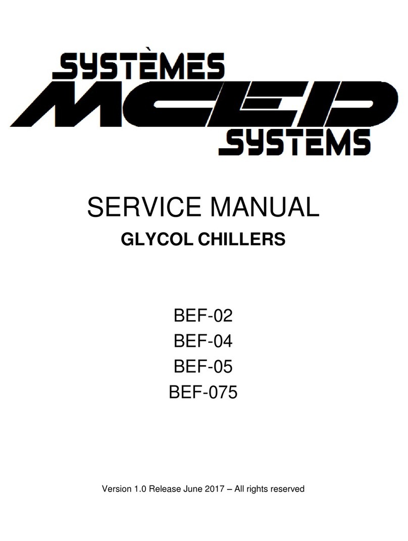 MCED systems BEF-02 Service manual