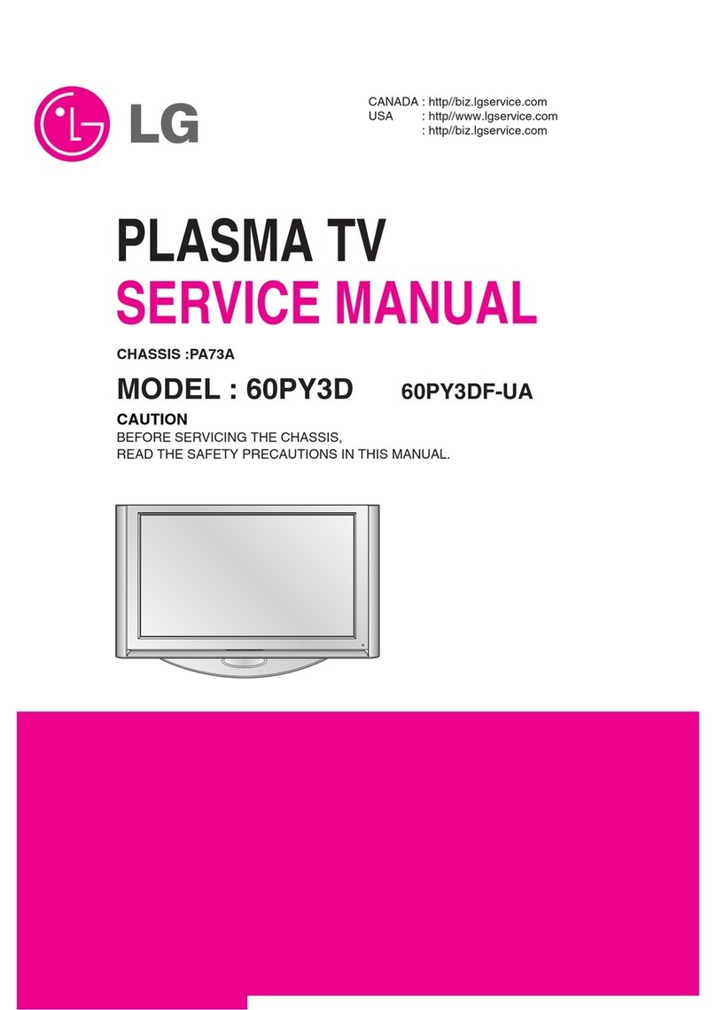 LG 60PY3D -  - 60" Plasma TV User manual