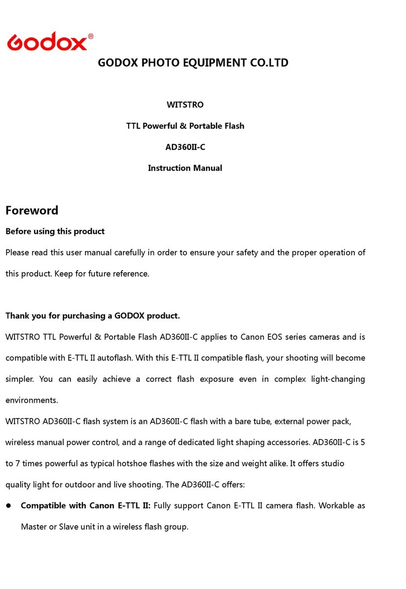 Godox witstro ad360II-c User manual
