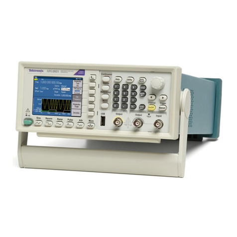 Tektronix AFG2000 User manual