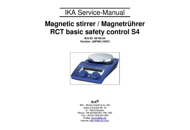 IKA S4 Service manual