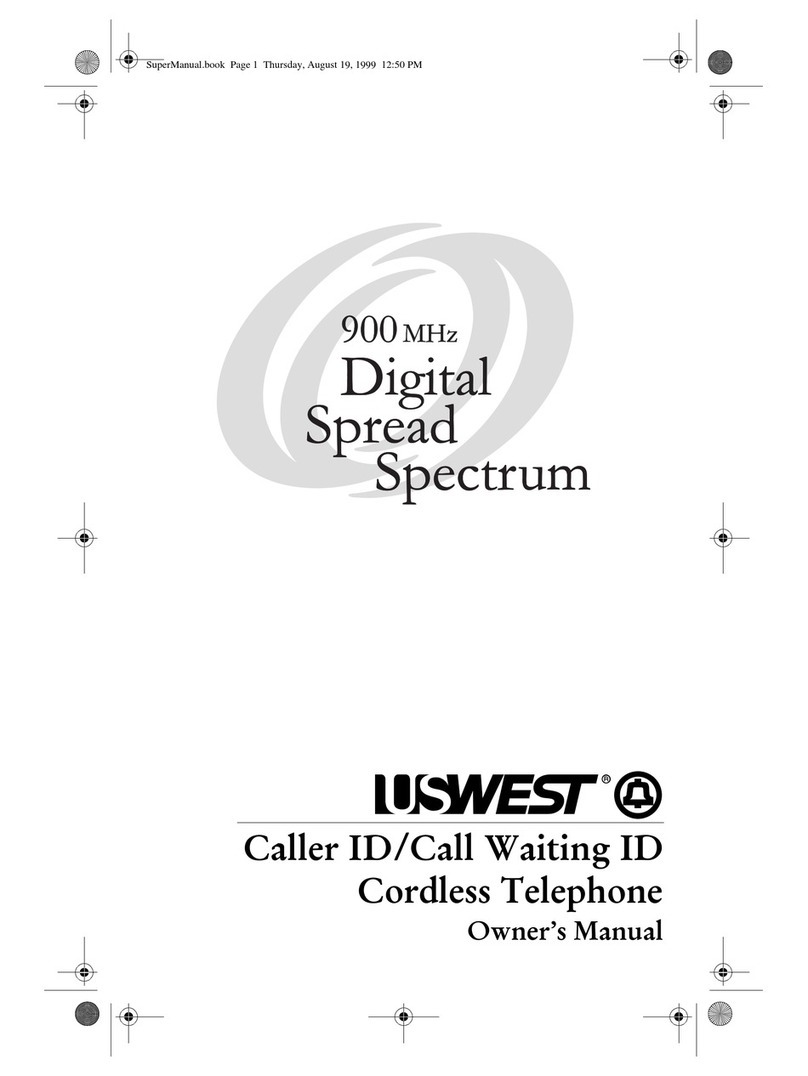 USWest CL940 User manual