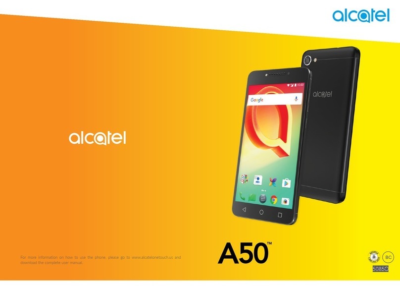 Alcatel A50 user manual