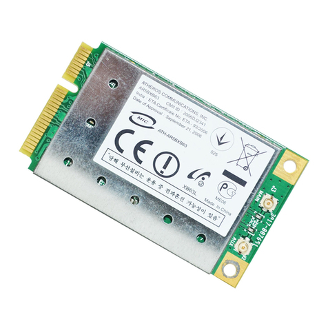 Atheros AR5BXB63 user manual