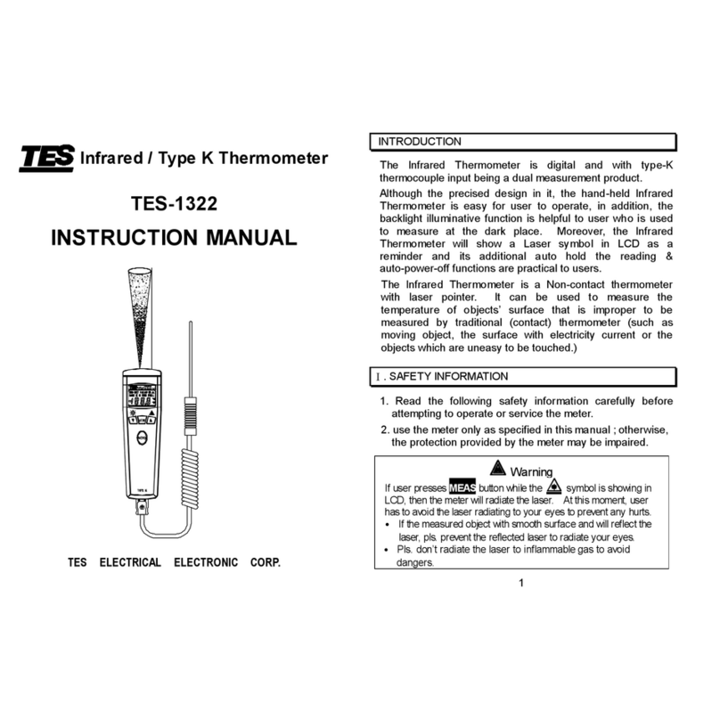 TES TES-1322 instruction manual