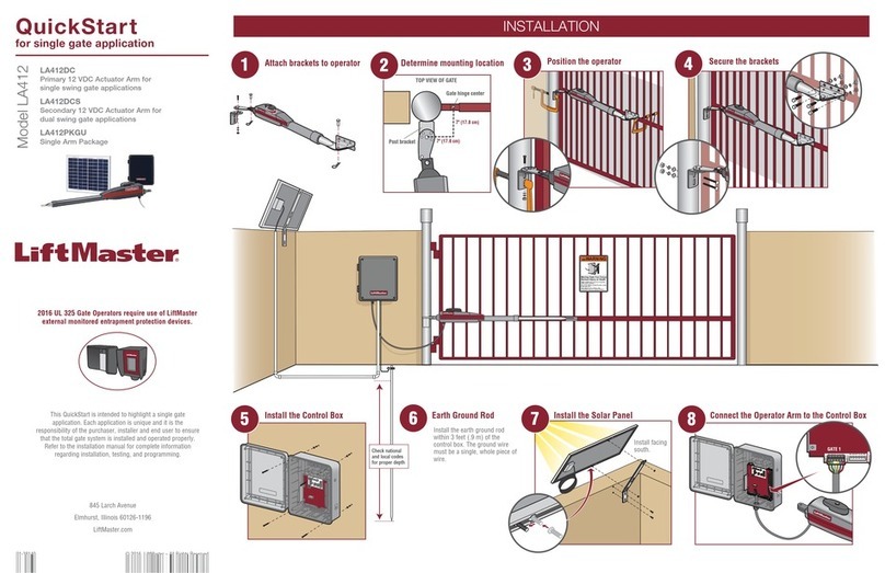 Chamberlain LA412DC User manual
