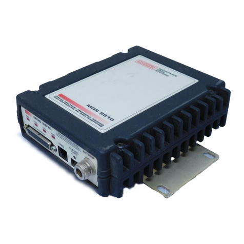 Microwave Data Systems MDS 9810 Operating instructions