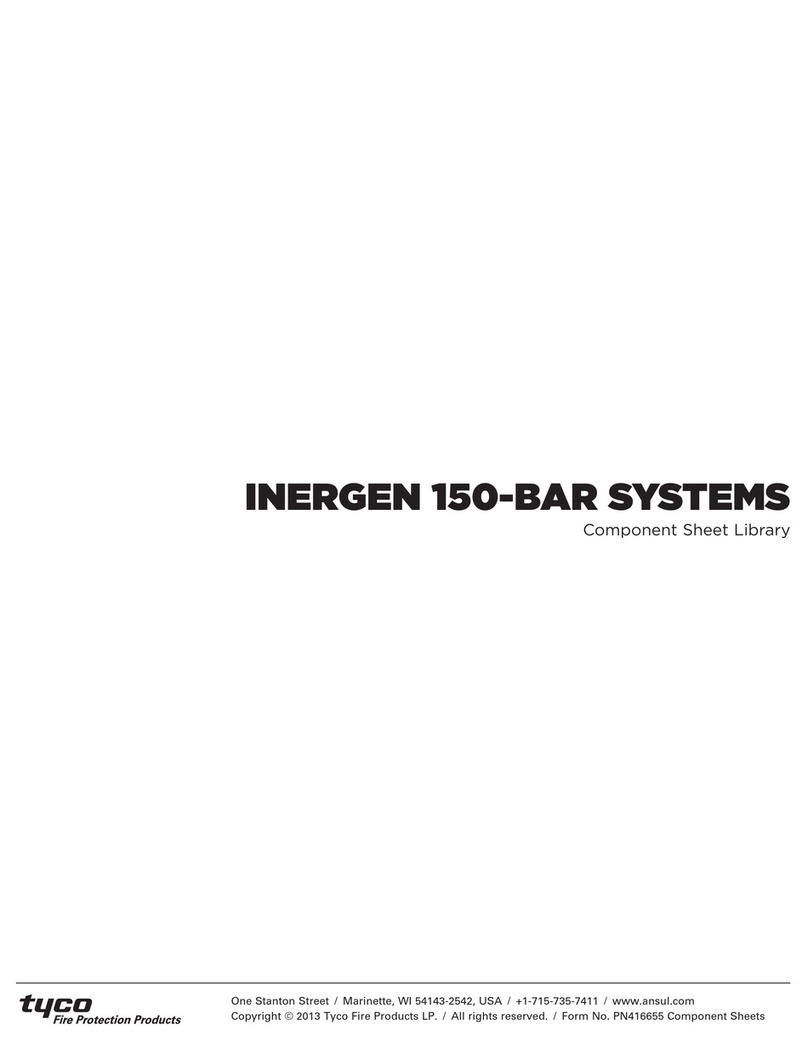 Ansul INERGEN 150-BAR manual