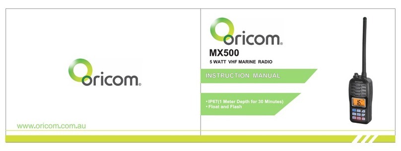 Oricom MX500 instruction manual