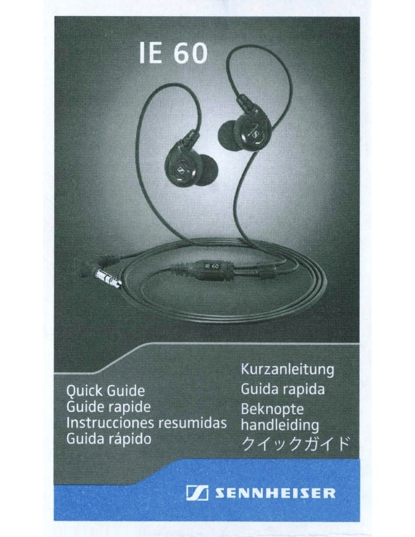 Sennheiser IE 60 - User manual