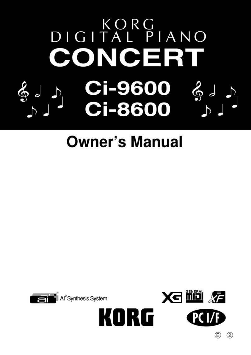 Korg Ci-9600 User manual