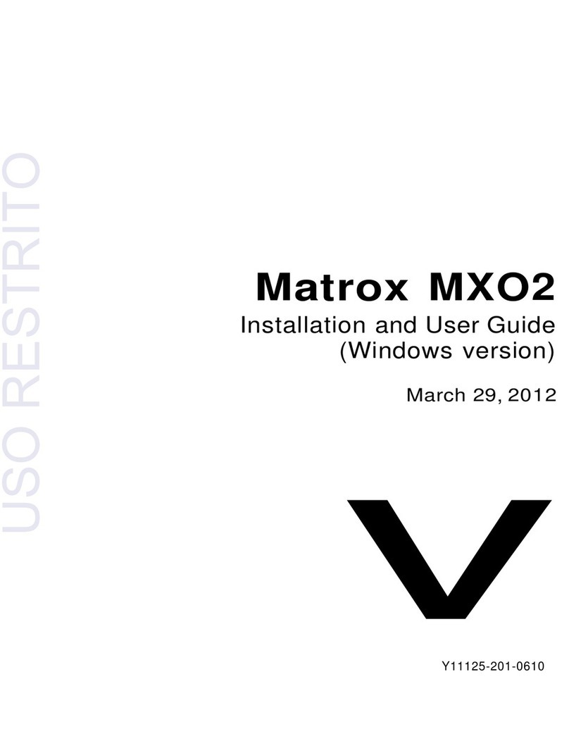 Matrox MXO2 Mini Installation and user guide