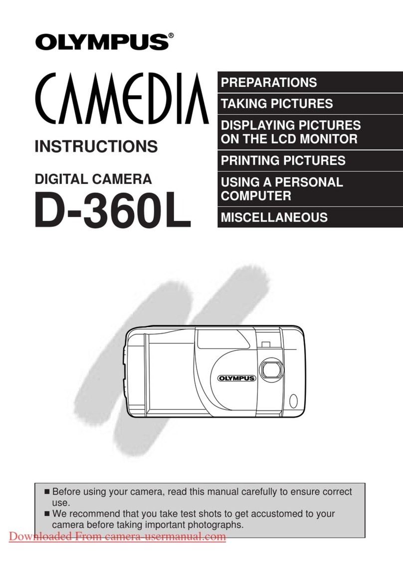 Olympus CAMEDIA D-360L User manual