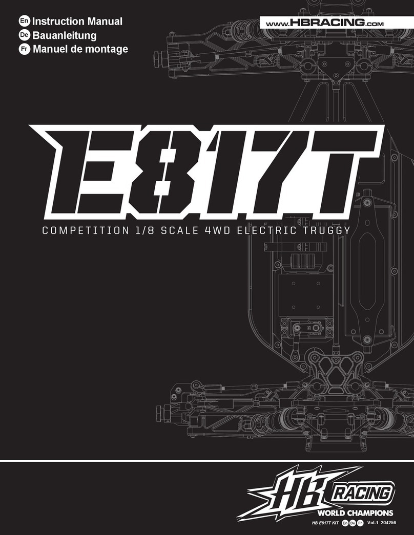 HB Racing E817T instruction manual HB Racing E817T instruction manual